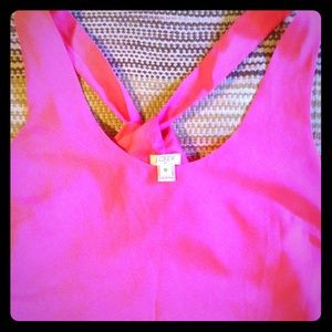 J.Crew Factory Sz 10 hot pink dress - sleeveless